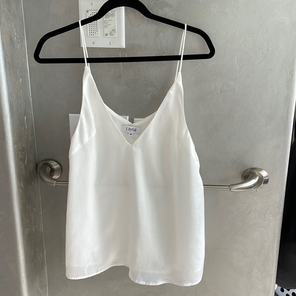 Womens spaghetti strap tank top